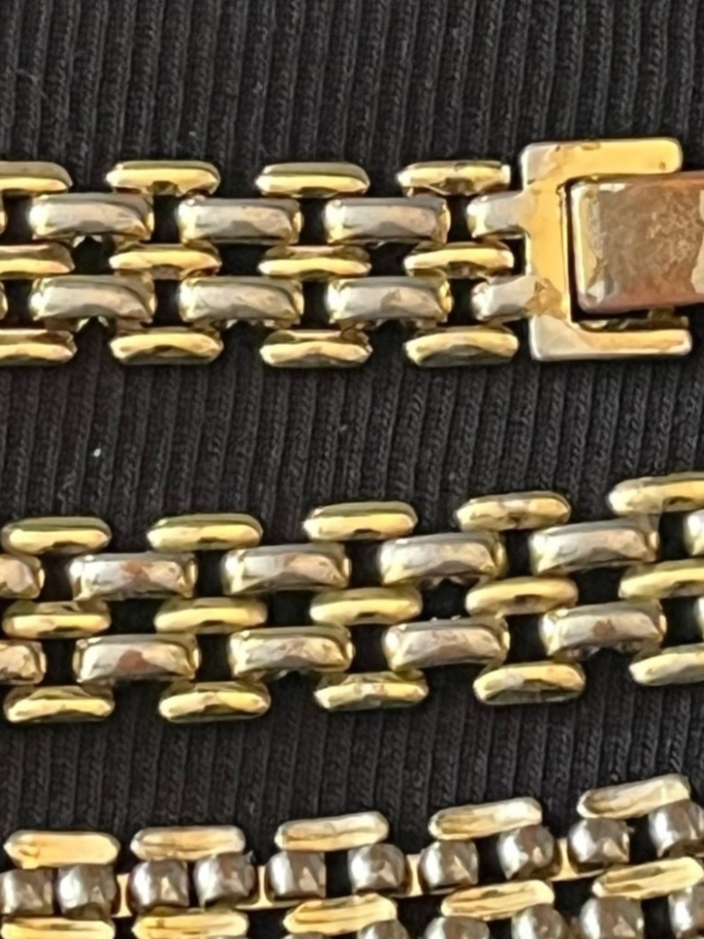 Jenny Bird Gold Dipped Brass Link Anklet 9" with a 1.5" Removable Extender - Picture 5 of 5